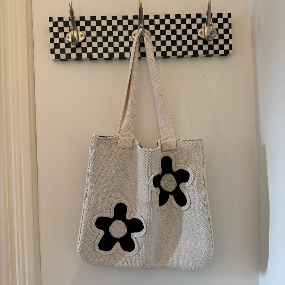 Flower Pattern Tote Bag